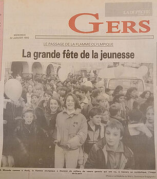 Archive de presse : "La grande fête de la jeunesse" - Jeux olympiques d'hiver d’Albertville en 1992 - Enlarge picture (modal window)